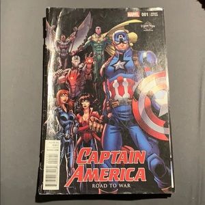 Marvel Comic Captain America Road to War #1